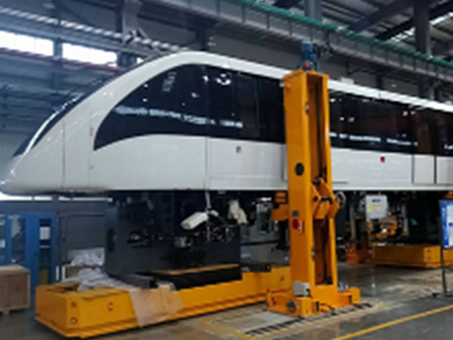 Application of heavy-duty omnidirectional AGV in high-speed rail industry