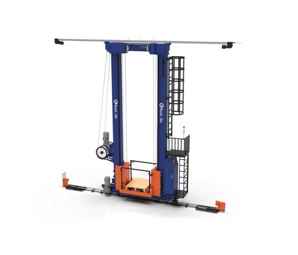 Double-column stacker